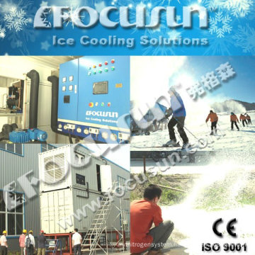 Large scale snow ice making machine